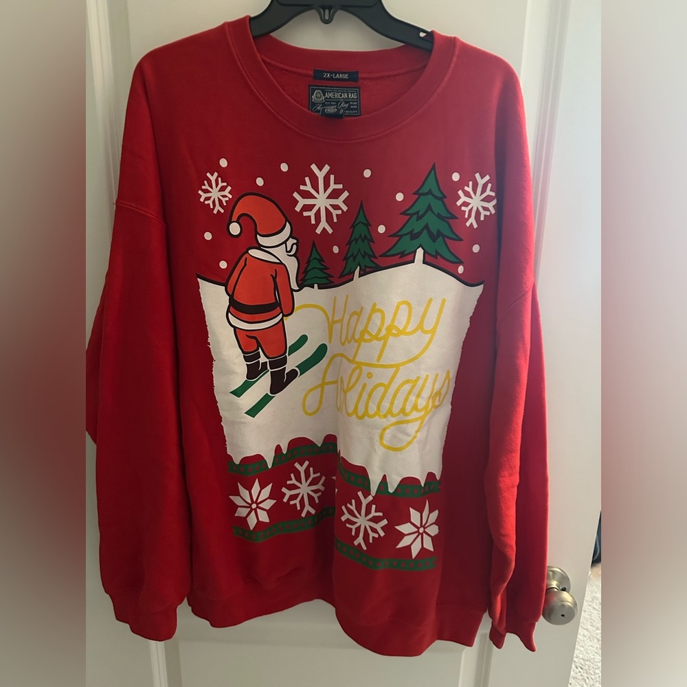 American Rag Festive Red Sweater